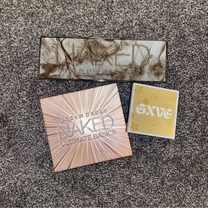 Naked Cosmetics Eyeshadow Palette Set - Smoky, Basics, and Gold